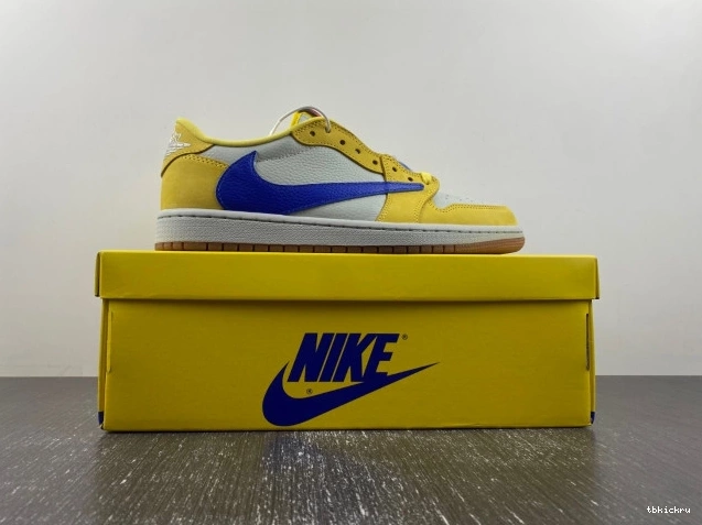 Cheap TBkick Low Canary x 1 DZ4137-700 Scott Travis OG Jordan Air 0821